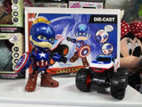 Captian American metalni super heroj sa vozilom