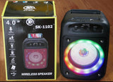 Bluetooth Blutut zvucnik 4" SK-1102 Karaoke/USB/FM/SD - Bluetooth Blutut zvucnik 4" SK-1102 Karaoke/USB/FM/SD