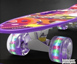 Penny board, skejtbord zeleni 55cm sa svetelćim točkovima - Penny board, skejtbord zeleni 55cm sa svetelćim točkovima