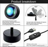 LED lampa Sunset-lampa zalazak sunca - LED lampa Sunset-lampa zalazak sunca