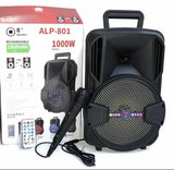 Bluetooth karaoke zvučnik 8"+mikrofon - ALP 801 - Bluetooth karaoke zvučnik 8"+mikrofon - ALP 801