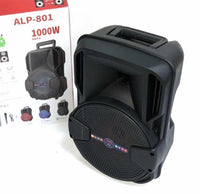 Bluetooth karaoke zvučnik 8"+mikrofon - ALP 801 - Bluetooth karaoke zvučnik 8"+mikrofon - ALP 801