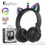 Slušalice blutut unicorn STN-27 /RGB crne i roze - Slušalice blutut unicorn STN-27 /RGB crne i roze