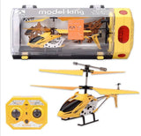 Metalni helihopter na daljinsko upravljanje žuti