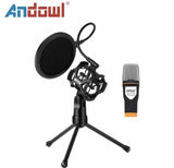 Mikrofon kondezator - condenser andowl QY-k222 - Mikrofon kondezator - condenser andowl QY-k222