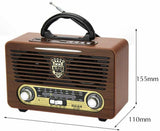 Radio na punjenje - retro izgled - USB,BT,AUX - Radio na punjenje - retro izgled - USB,BT,AUX