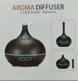 Aroms difuzer sa sedam led boja i tajmerom - ovlaživač 400ml - Aroms difuzer sa sedam led boja i tajmerom - ovlaživač 400ml