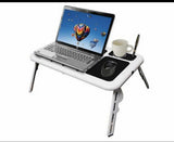 Sto za laptop sa dva kulera - E-table