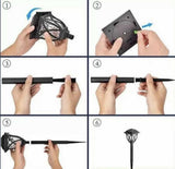 Solarna led lampa - svetlo za baštu - 6 komada - Solarna led lampa - svetlo za baštu - 6 komada