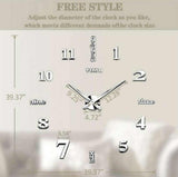 Zidni sat DIY CLOCK - rimski ili arapsi brojevi - Zidni sat DIY CLOCK - rimski ili arapsi brojevi