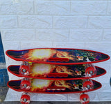Penibord skejt bord / penny board skejtbord crveni 60cm