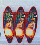 Penibord skejt bord / penny board skejtbord crveni 60cm
