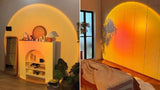 Lampa Zalazak sunca Stona projektor sun set