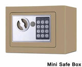 Zlatni sef sa digitalnom tablom i dva ključa - Zlatni sef sa digitalnom tablom i dva ključa
