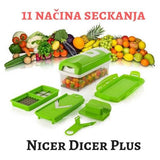 Secko za povrce Visenamenski secko sa posudom Nicer Dicer - Secko za povrce Visenamenski secko sa posudom Nicer Dicer