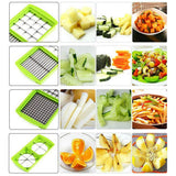 Secko za povrce Visenamenski secko sa posudom Nicer Dicer - Secko za povrce Visenamenski secko sa posudom Nicer Dicer