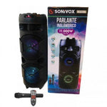 Sonivox Veliki Bluetooth karaoke zvucnik + Bežični mikrofon