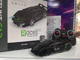 Lamborghini crni auto koji ide po zidu