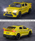 Lamborghini urus žuti metalni autić - Lamborghini urus žuti metalni autić