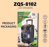 Bluetooth zvucnik + mikrofon ZQS 8102 - Bluetooth zvucnik + mikrofon ZQS 8102