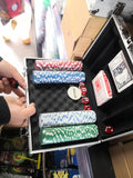 Poker čipovi sa 2 špila u koferi 200 delova