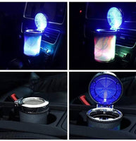 Auto pepeljara Pepeljara za auto LED svetlo za auto Dodatak za automobil Pepeljara za vozače Poklon za vozače Praktičan dodatak za automobil LED osvetljenje za vozila Otporna pepeljara za auto Jednostavna instalacija pepeljare