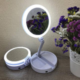 Ogledalo za sminkanje Led USB sklopivo