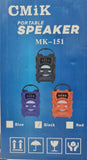 Zvucnik blutut MK-151 - Zvucnik blutut MK-151