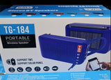 MINI Bluetooth zvučnik sa solarnim panelom/TG-184 - MINI Bluetooth zvučnik sa solarnim panelom/TG-184