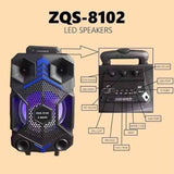 BLUETOOTH zvučnik ZQS 8102 - BLUETOOTH zvučnik ZQS 8102