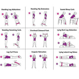 Trake za vezbanje Set 5kom Trake za trening Resistance - Trake za vezbanje Set 5kom Trake za trening Resistance