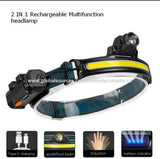 Lampa za glavu COB headlamp - USB punjenje - Ali tako