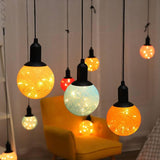 Ukrasni Luster lopta od konca Lampa od konca