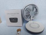 Preklopni USB stoni ventilator 19 cm precnik - Preklopni USB stoni ventilator 19 cm precnik