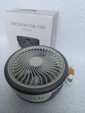Preklopni USB stoni ventilator 19 cm precnik - Preklopni USB stoni ventilator 19 cm precnik