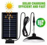 Led luster sa solarnim panelom - led svetlo XF - 707