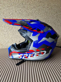 Moto cross kaciga za motor PLAVA