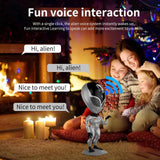 Alien lampa Zvezdano nebo projektor Galaxy projektor Noćno svetlo sa projekcijom zvezdanog neba LED zvezde Atmosfera mira i opuštanja Igračka projektora Vanzemaljski ton Noćna svetla sa podesivim osvetljenjem Dnevna soba