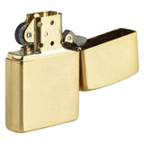 ZIPPO 204 B, metalni upaljač u poklon kutiji, zlatni