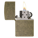 ZIPPO 201 FB, metalni upaljač u poklon kutiji, zlatni
