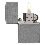 ZIPPO 121 FB, metalni upaljač u poklon kutiji, tamno metalni