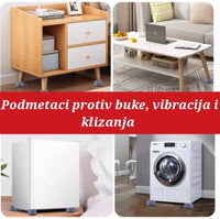 Set od 4 Podmetača Protiv Buke, Vibracija i Klizanja