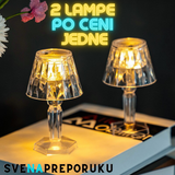 Noćna kristalna lampa - Romb (2 lampe po ceni jedne)