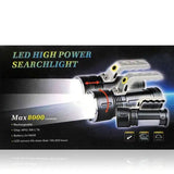 LED zum, punjiva, vodootporna ručna lampa - 8000 lumena