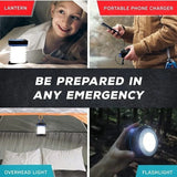 Kizen LED lampa za kampovanje na solarni pogon