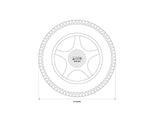WHEEL, set ručnih alata, srebrni
