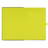 CODE BLACK, notes a5, neon žuti