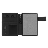 POWER NOTE, portfolio sa notesom a5 i pomoćnom baterijom 5000 mah, sivi