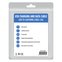 ALFA USB L, usb lightning kabl dimenzija: 1 m, crni