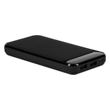 LIGHT W, pomoćna baterija, 10000 mah, bežično punjenje, crna